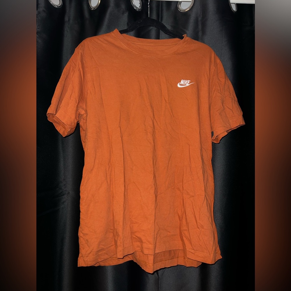 Nike Orange Men's Shirt